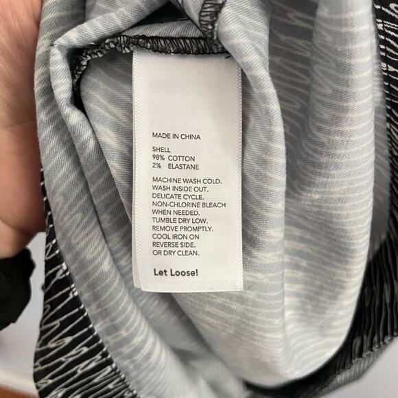 Kate Spade Saturday Black Print Pockets Sleeveless Fit and Flare Dress Size 0 - Picture 11 of 13